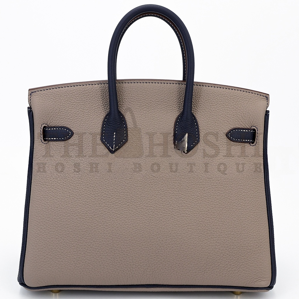 H**me5 BIRKIN 30 HSS CHEVRE CK18 ELEPHANT GREY BAG 7597206287 (30*23*15cm) Master Quality